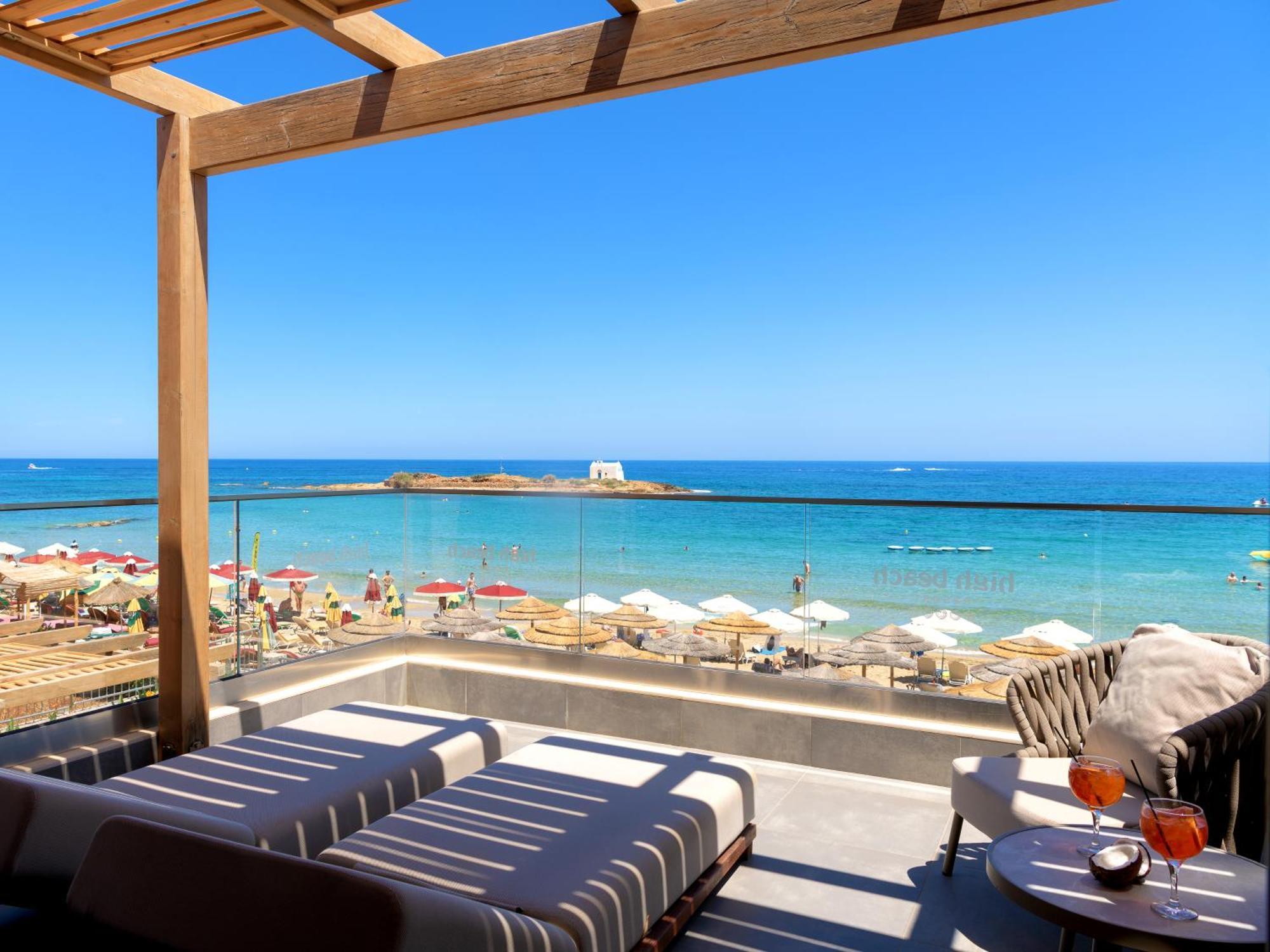 High Beach Resort Malia Esterno foto